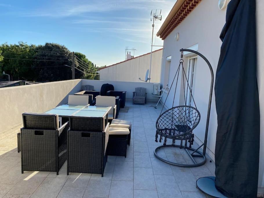 Belle Maison 100M2 Avec Terrasse Et Parking Prive Béziers Eksteriør billede